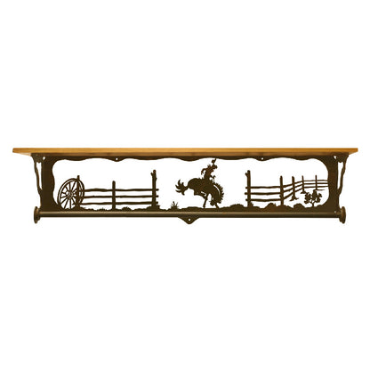 Bronc 34" Towel Bar Shelf