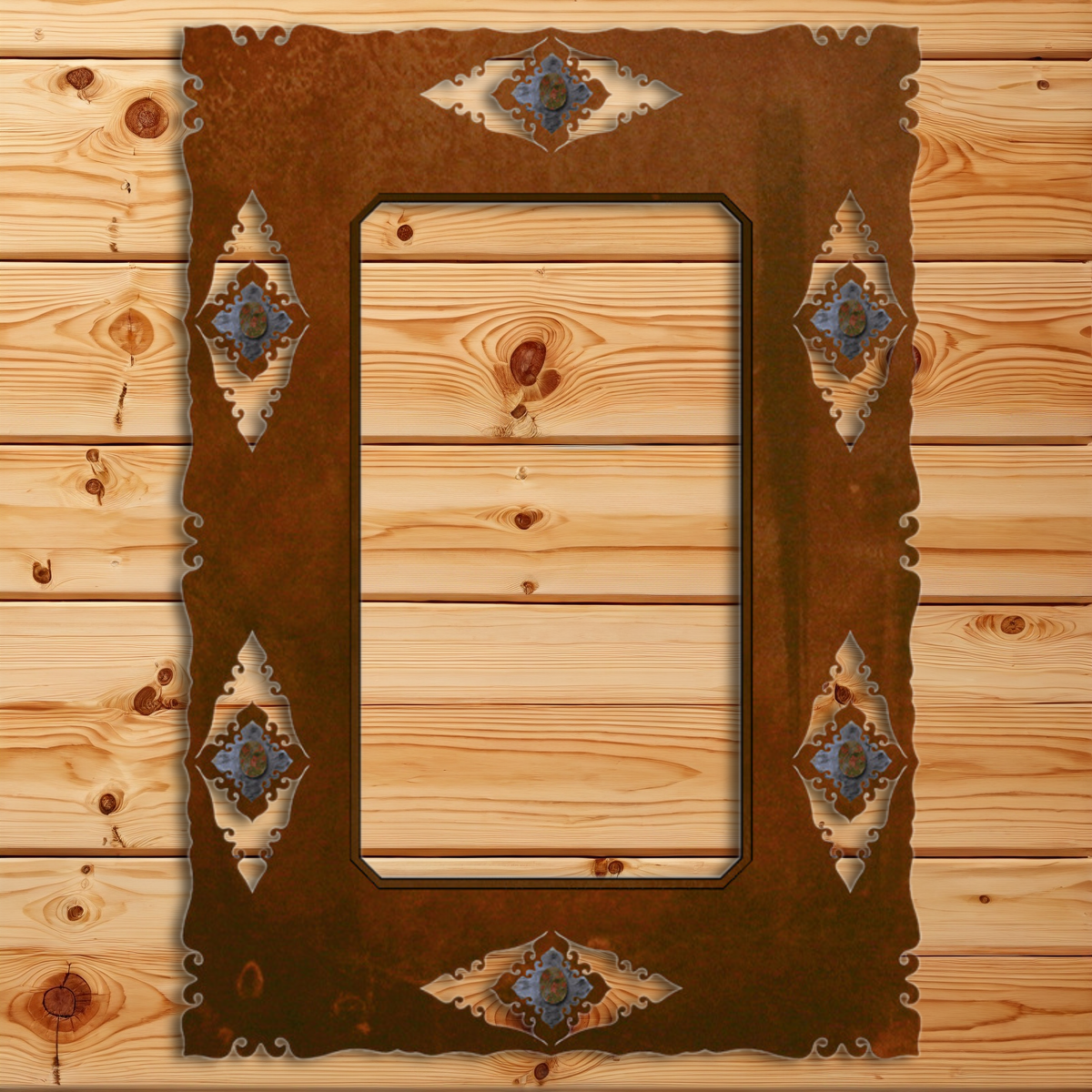 MH-2054 30" Unikite Stone Mirror