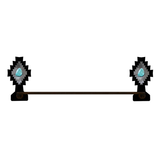 BA-8562 Desert Diamond Turquoise Towel Bar
