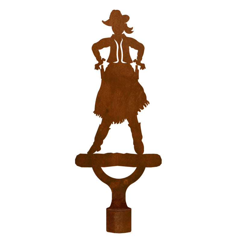 Cowgirl Finial