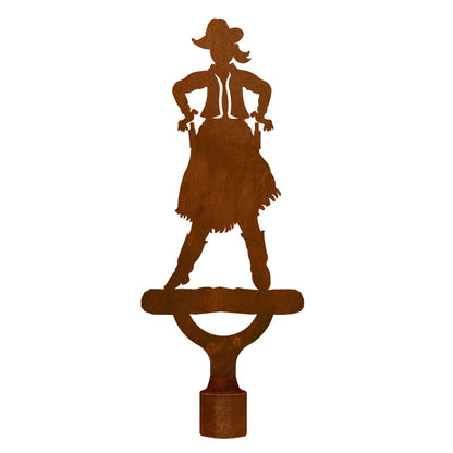 Cowgirl Finial