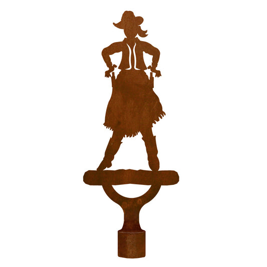 Cowgirl Finial