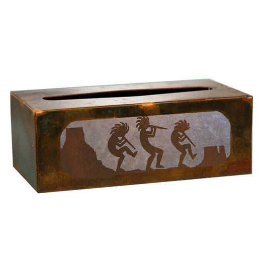 TC-9207 Kokopelli Rectangle Tissue Box Cover
