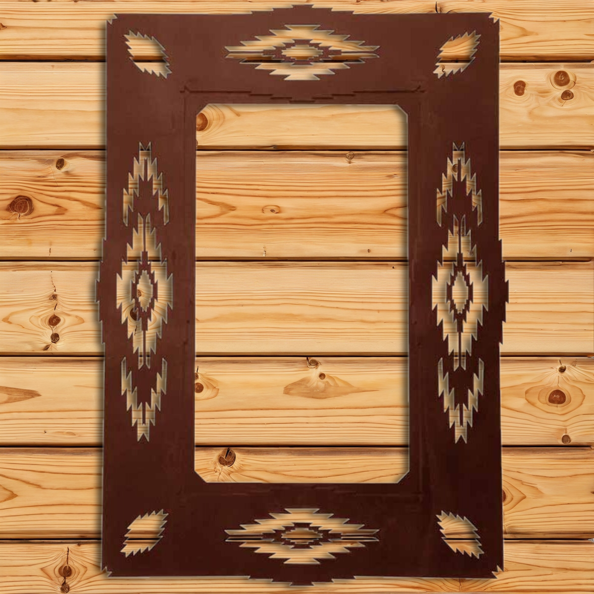 MH-2045 30" Southwest Diamond Mirror