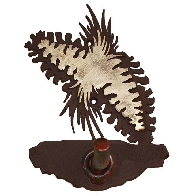 BA-8251 Pine Cone Robe Hook Burnished