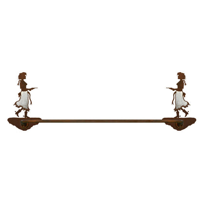 BA-8067 Pistol Cowgirl Towel Bar Burnished