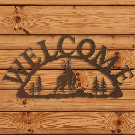 AS-2072 Mule Deer Address Sign