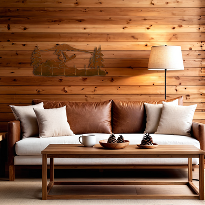 Snowboarder Scenic Six Hook