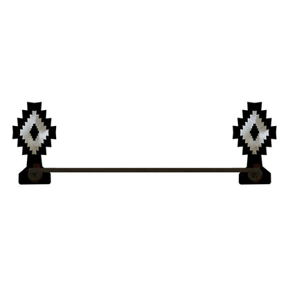 BA-8043 Desert Diamond Towel Bar Burnished