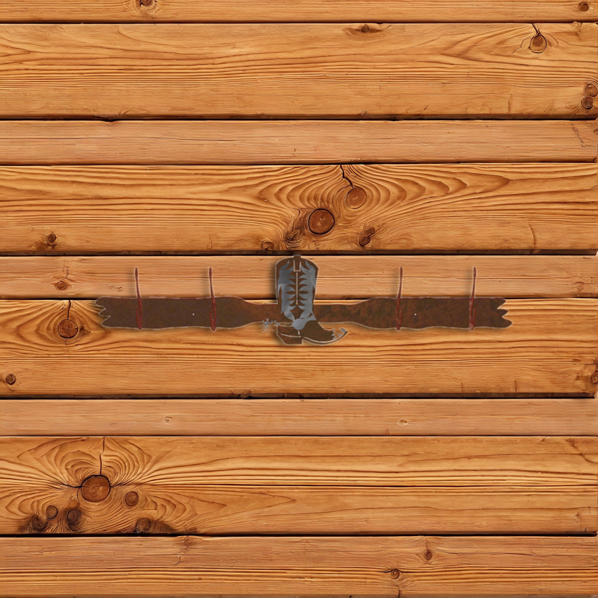 CH-5405 Boot Burnished Four Hook