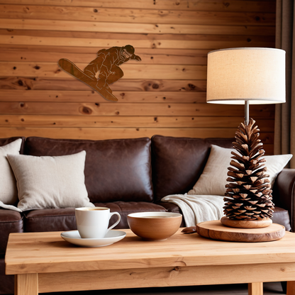 Snow Boarder Wall Art - 30"