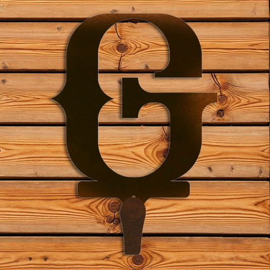 CHL-616 G Western Font Single Coat Hook