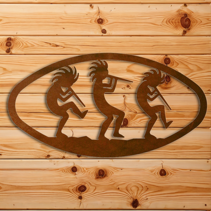 WA-73050 Koko Oval Wall Art Horizontal