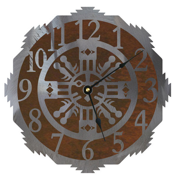 Sand Painting 12" Round Clock