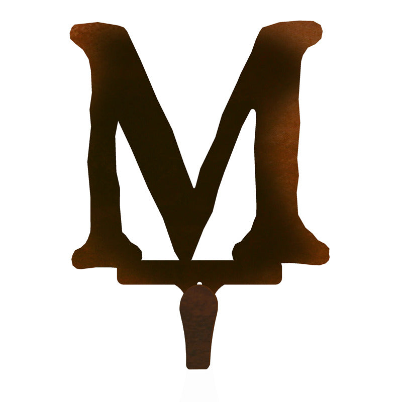 M Lodge Font Single Coat Hook