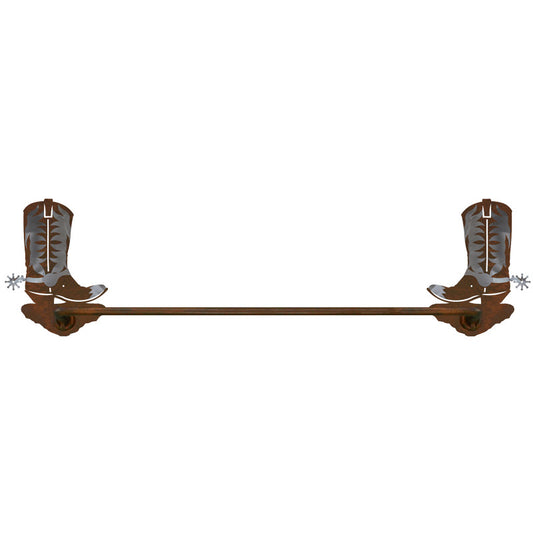 Boot Towel Bar Burnished