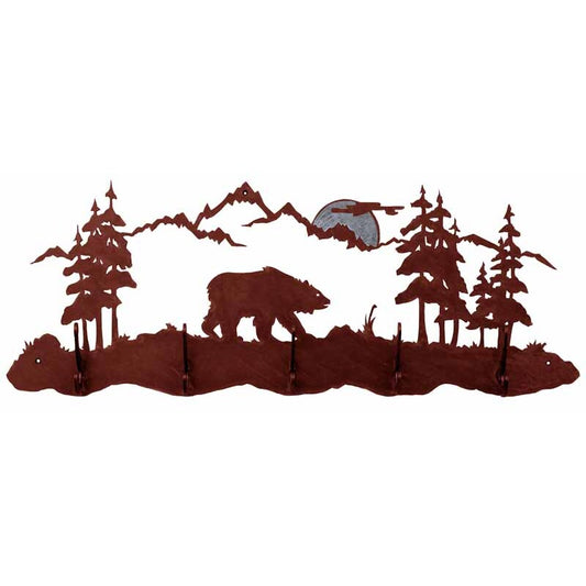 Bear Scenic Five Hook Burnished