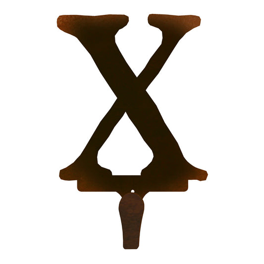 X Lodge Font Single Coat Hook