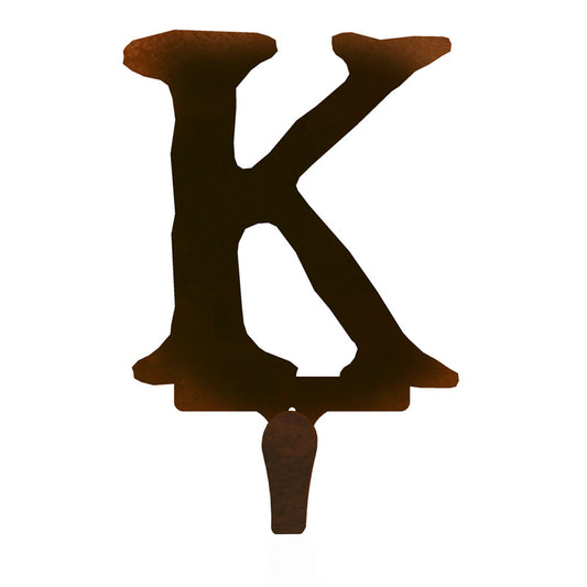 K Lodge Font Single Coat Hook