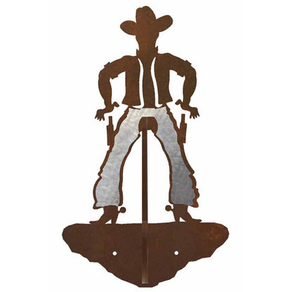 Cowboy Double Coat Hook Burnished