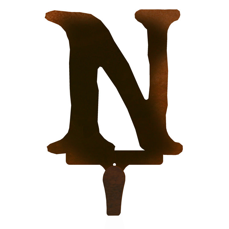 N Lodge Font Single Coat Hook