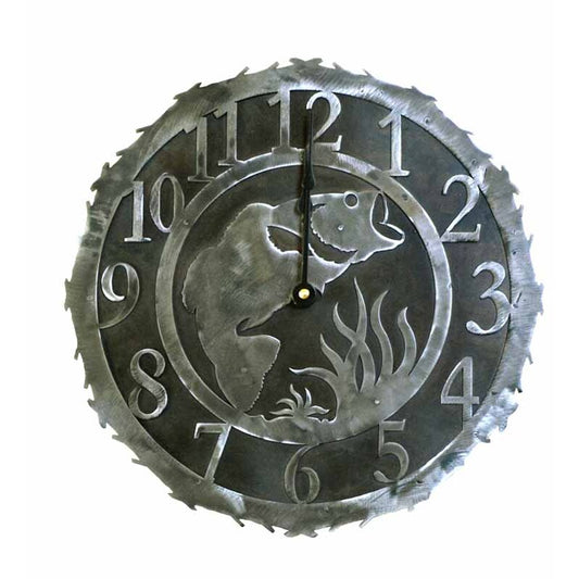 Bass 12" Round Clock