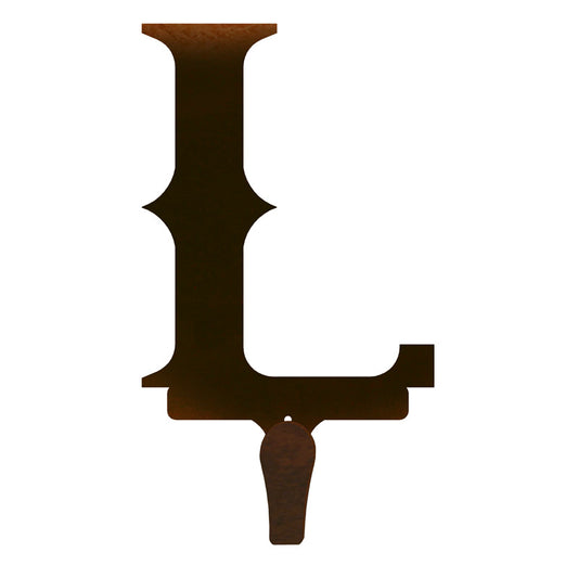 L Western Font Single Coat Hook