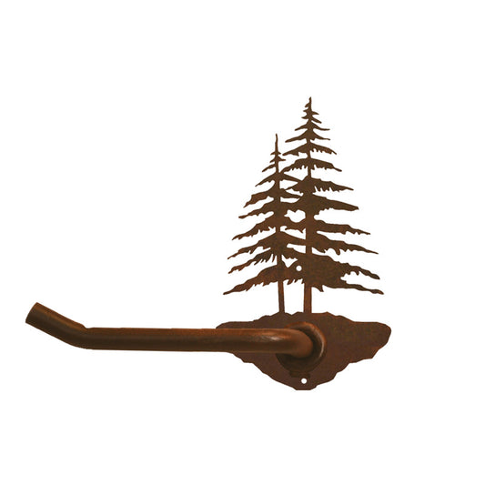 Double Pine Tree Tissue Holder