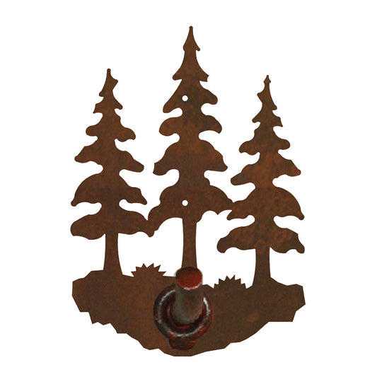 Triple Pine Robe Hook