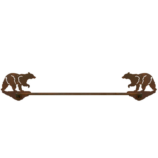 Black Bear Towel Bar