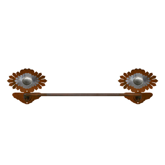 Sunburst Concho Hand Towel Bar