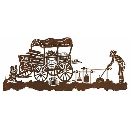 Chuck Wagon 57" Wall Art