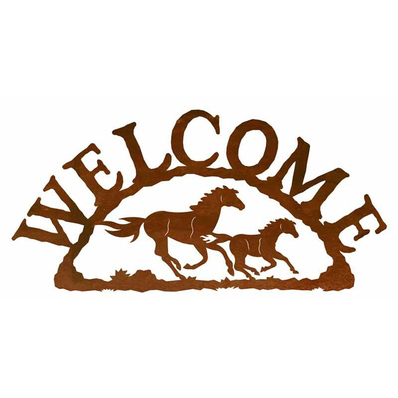 Wild Horse Address Sign