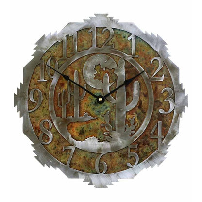 Desert Moon 12" Round Clock