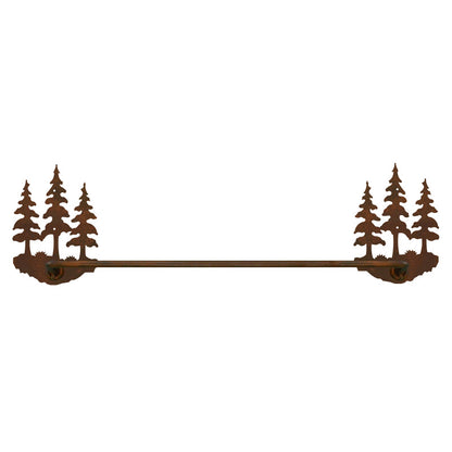 Triple Pine Towel Bar