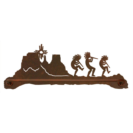 Kokopelli Scenic Towel Bar