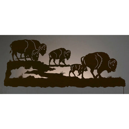 Buffalo 42" Back Lite Wall Art