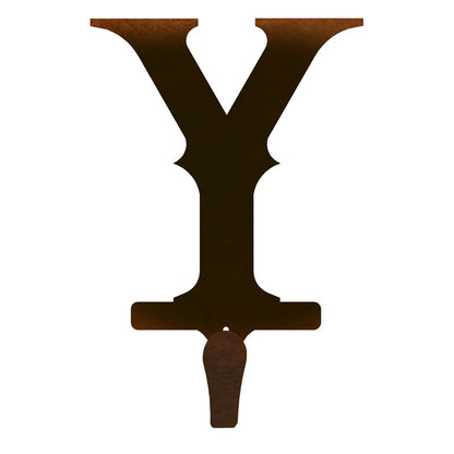 Y Western Font Single Coat Hook