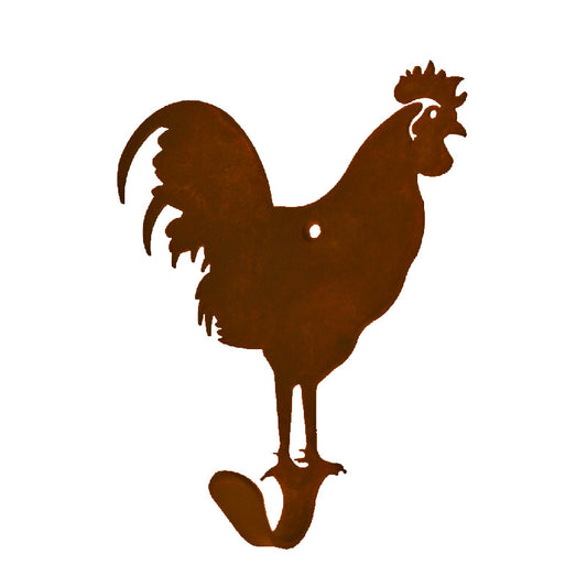 Rooster Single Coat Hook