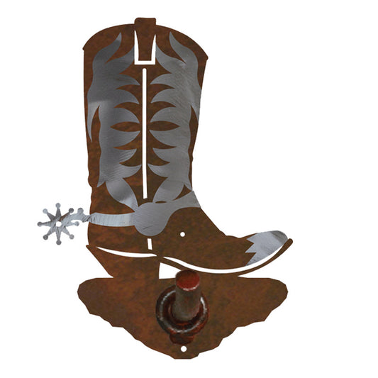 Boot Robe Hook Burnished