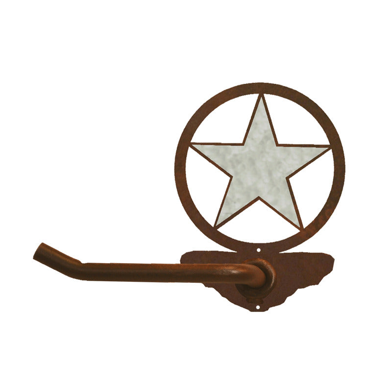 Texas Star Tissue Holder Burnished