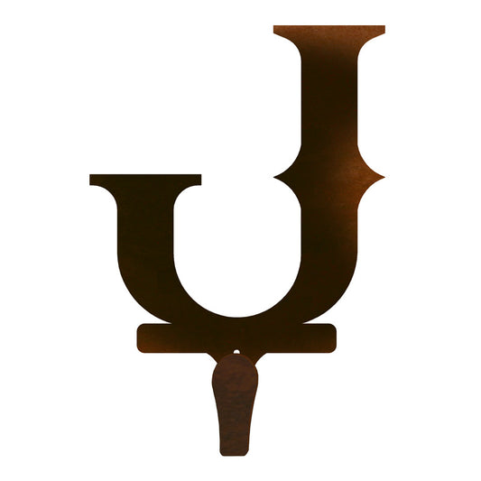 J Western Font Single Coat Hook