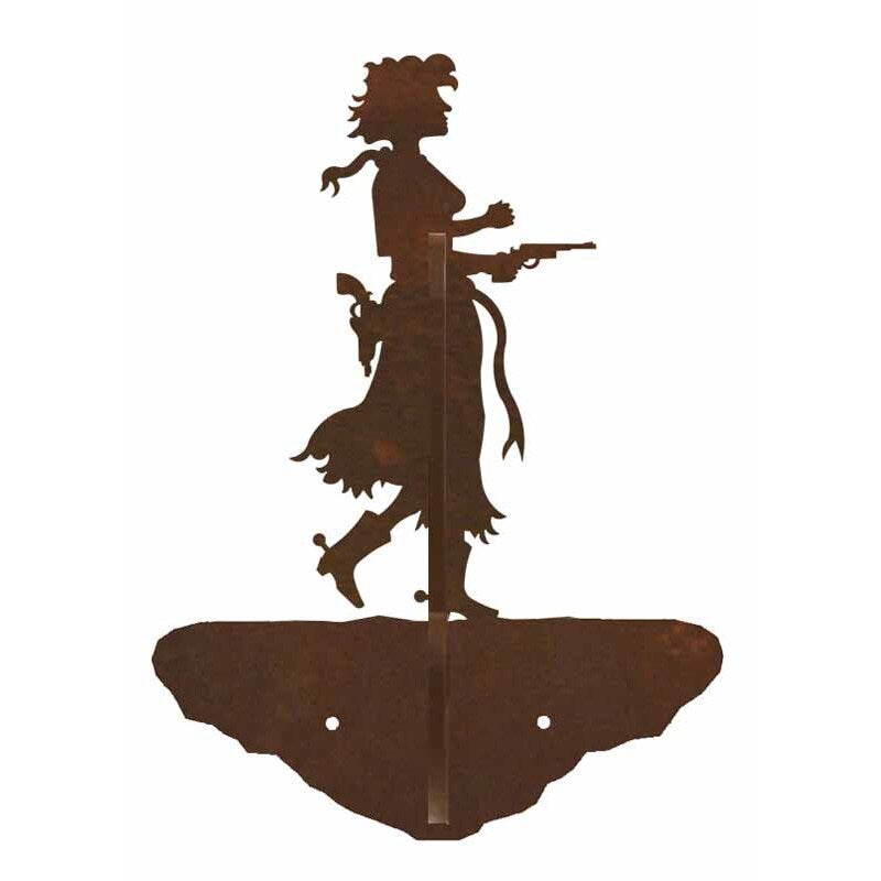 Pistol Cowgirl Double Coat Hook