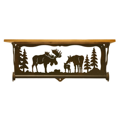 Moose 20" Hand Towel Bar Shelf