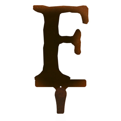 F Lodge Font Single Coat Hook