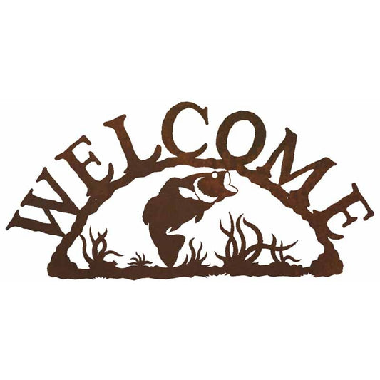 Bass Horizontal Welcome Sign