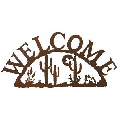 Desert Moon Horizontal Welcome Sign