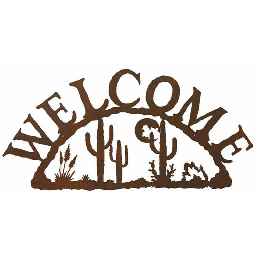 Desert Moon Horizontal Welcome Sign