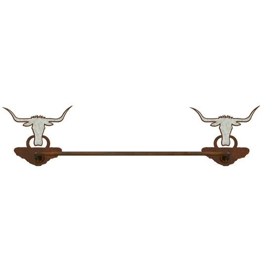 Long Horn Towel Bar Burnished