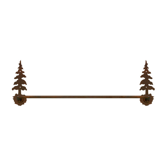 Pine Tree Towel Bar